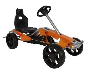 Kart cu pedale pentru copii Go Kart Wind Orange